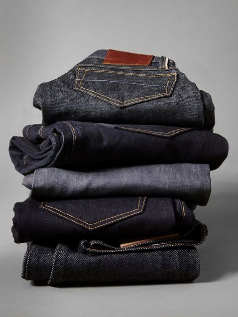 Selvedge denim from Gustin comes in every shade of blue you can imagine. Each fabric is unique in it's color, weight, and texture. Create Brand, Denim Workwear, Denim Inspiration, Muslim Pictures, Mens Style Guide, Japanese Denim, Selvedge Denim, African Men, Gentleman Style