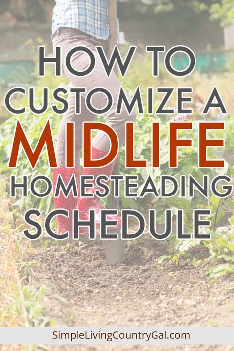 This Homestead Daily Schedule will help you be more efficient with your days. What to do inside & out to live a self-reliant lifestyle. What you can expect to do each day so you can create a routine that fits your physical health, your homesteading goals, and your time of life. Make time for caring in the garden, the barn, and in the home for a lifestyle that is self-reliant and rewarding. Homesteading Schedule, Homesteading Goals, Create A Routine, Homesteading Diy, Farm Plans, Homestead Farm, Homesteading Skills, Empty Nesters, Homestead Living