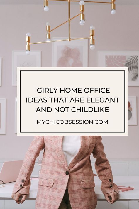 If you are in desperate need of a home office makeover to improve your work-from-home life, then here you’ll find plenty of feminine home office ideas from professional designers to get your creative juices flowing. These girly home office ideas are pretty as they are functional. Woman’s Office Design, Pink Home Office Ideas Modern, Women's Office Ideas, Woman Office Wallpaper, She Office Ideas, Small Feminine Home Office, Cute Home Offices, Feminine Professional Office, Home Decor Feminine