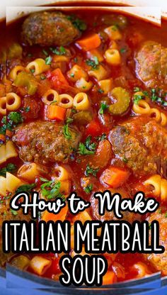 Out Of The Norm Dinner Ideas, Veggie Meatball Soup, Tomato Soup With Meatballs, Italian Meatball Soup Crockpot, Tomato Meatball Soup, Italian Meatball Soup Recipes, Italian Soups And Stews, Italian Tomato Soup, Italian Meatball Soup