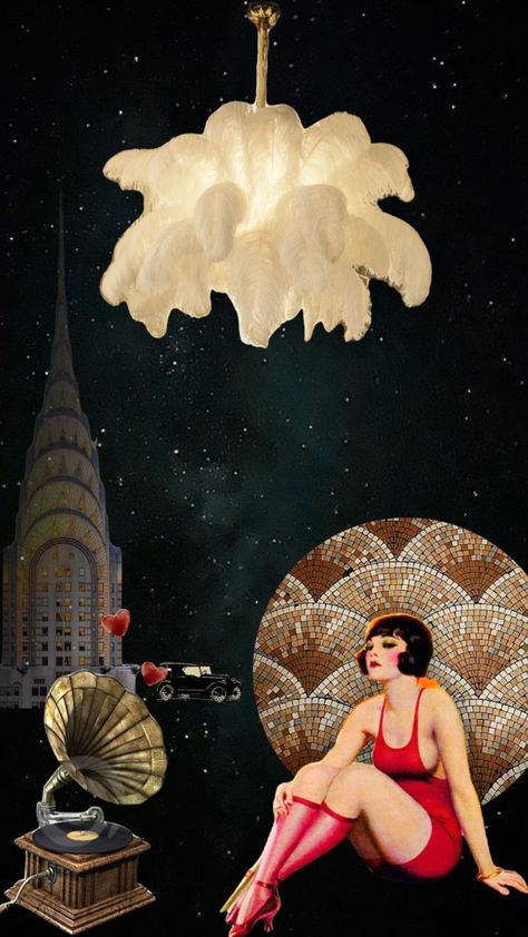 #1920s #roaring20s #roaringtwenties #flappergirl #flapper #red #music #musicislife #night #nightsky #nightlife Roaring 20s Photography, Red 1920s Aesthetic, 1920 Mood Board, 1920s Flapper Aesthetic, The 20s Aesthetic, 20s Cabaret, Roaring Twenties Aesthetic, The Roaring 20s Aesthetic, 20s Interior Design