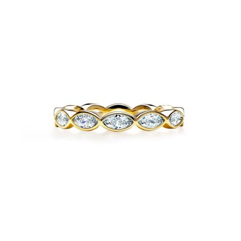 A spectacular band ring featuring marquise stones gracefully set in a band of bezel setting of solid sterling silver. Width: 2.5 mm Marquise Infinity Band, Marquise Eternity Ring, Eternity Ring Set, Twisted Band Ring, Twisted Band, Gold Halo, Marquise Diamond, Faceted Crystal, Eternity Bands