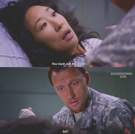 Crowen- Cristina Yang & Owen Hunt Greys Anatomy Owen, Cristina Yang Quotes, Cristina And Owen, Writing Fanfiction, Greys Anatomy Couples, Christina Yang, April Kepner, Tik Tok Videos Funny, Kevin Mckidd