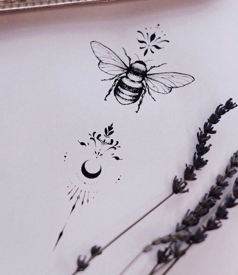 #tattoo #tattoos #inked #tattooart #tattooed #tattooideas #tattoodesign #tattooinspiration #tattoosleeve #tattooflash #inkedgirls #tattooedwomen  #InkLaughs  #TattooFails Diana Severinenko, Small Sketches, Honey Bee Tattoo, Delicate Tattoos For Women, Bumble Bee Tattoo, Wrist Tattoo Designs, Minimalist Tattoo Ideas, Lady Bug Tattoo, Boho Tattoos