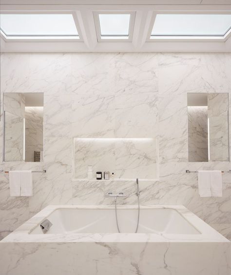 Faux Skylight, Led Skylight, Calacatta Marble Bathroom, Faux Windows, Windowless Bathroom, Commercial Windows, Window Lights, Architectural Lighting Design, Faux Window