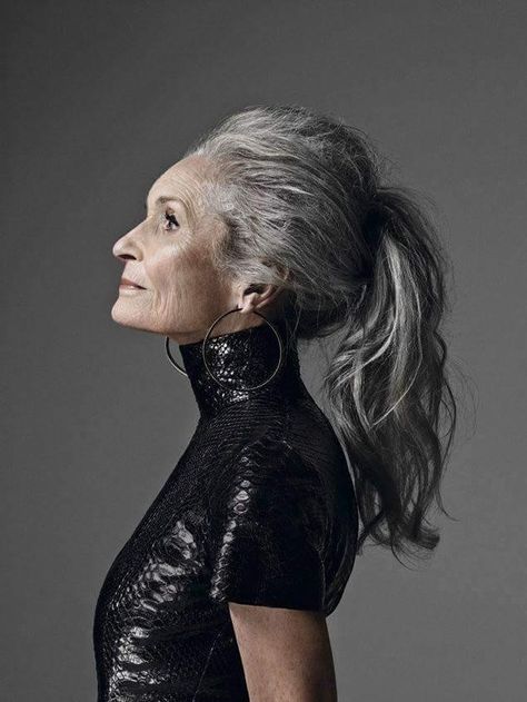 Daphne Selfe, Grey Hair Pieces, Carmen Dell'orefice, Glowing Radiant Skin, Grey Wig, Glamorous Hair, Luscious Hair, Cheap Human Hair, Frontal Hairstyles