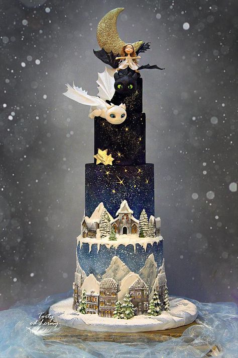 Dragon Birthday Theme, Dragon Wedding Cake, Birthday Cake Decor, Dragon Wedding, Cake Story, Birthday Cake Decorating Ideas, Dragon Cake, Train Cake, Christmas Cake Designs