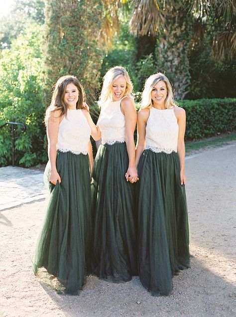 Bridesmaid Dresses Lace Top, Green Tulle Skirt, Ivory Lace Top, Tule Rok, Custom Bridesmaid Dress, Manufacturing Factory, Green Tulle, Cheap Bridesmaid, Green Dresses