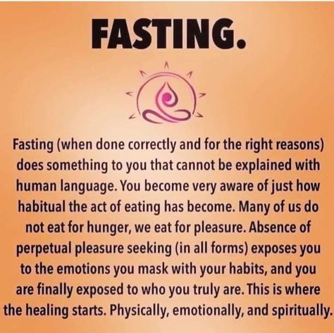 Intimate Fasting, Fasting Lifestyle, Health Heal, Health Knowledge, Healing Food, Natural Health Remedies, Alternative Health, Mental And Emotional Health, Health Advice