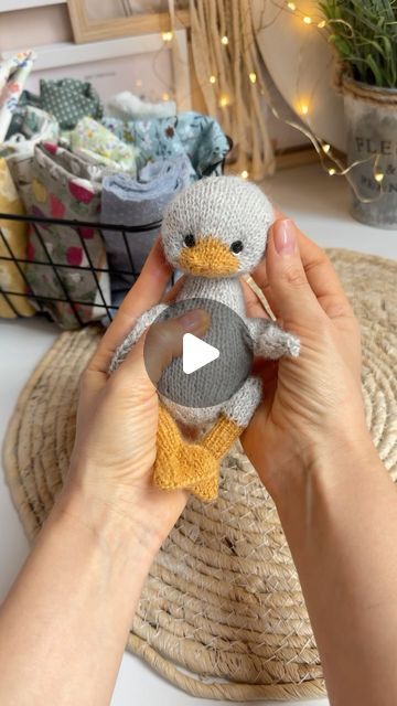 13K views · 1.1K likes | Maria Ermolova on Instagram: "I’m cooped up in my city apartment dealing with allergies while everyone else savors this lovely spring😭
So what to do?😄 I decided to craft this cutie using my duckling pattern🐥So, let’s say it’s my healing ritual ❤️‍🩹(+Netflix😂)

If you haven’t snagged my free baby duck pattern yet, just comment “DUCK” and I’ll send you the link to download it💫
Yarn by @dropsdesign Drops Alpaca

#knit #knitting #knitknitknit #knitted #knitteddolls #knittedtoy #knittedtoys #knittersgonnaknit #dropsfan #knitting_is_love" Knitted Duckling Pattern, Knit Duck Pattern, Knit Duck, Duck Pattern, Knitting Toys, Baby Duck, Baby Ducks, City Apartment, Knitted Dolls