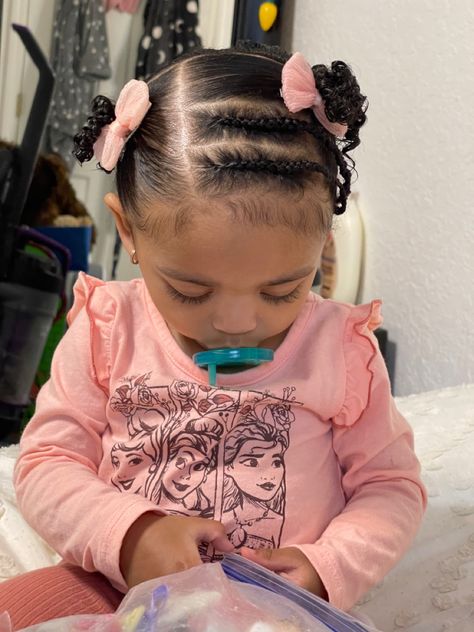 Afro Hairstyles For Kids, Kids Afro, Mixed Baby Hairstyles, Mixed Kids Hairstyles, Baby Girl Hairstyles Curly, Braids Kids, Daughter Hairstyles, Mixed Baby, Mix Baby Girl