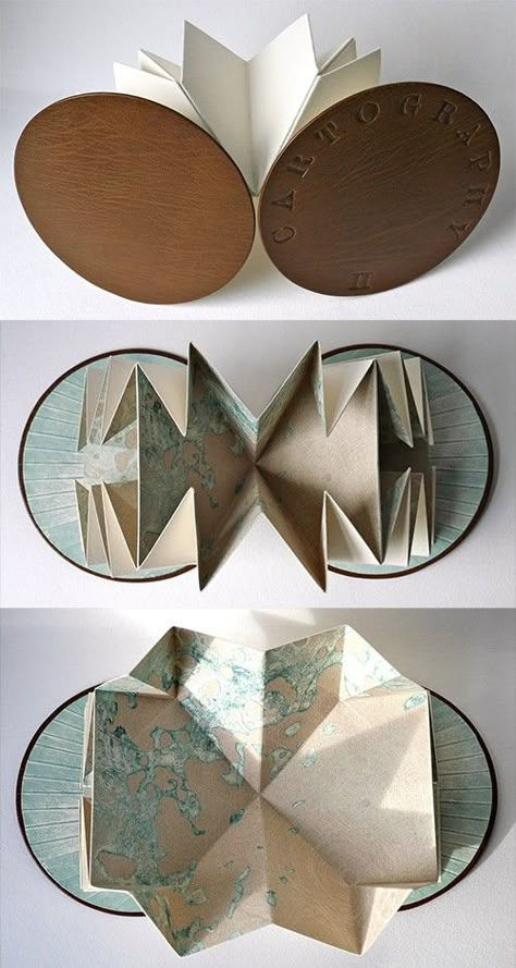 Buku Diy, Artists Book, Buch Design, Folding Origami, Book Sculpture, Artists Books, Bookmaking, Book Arts, Handmade Book