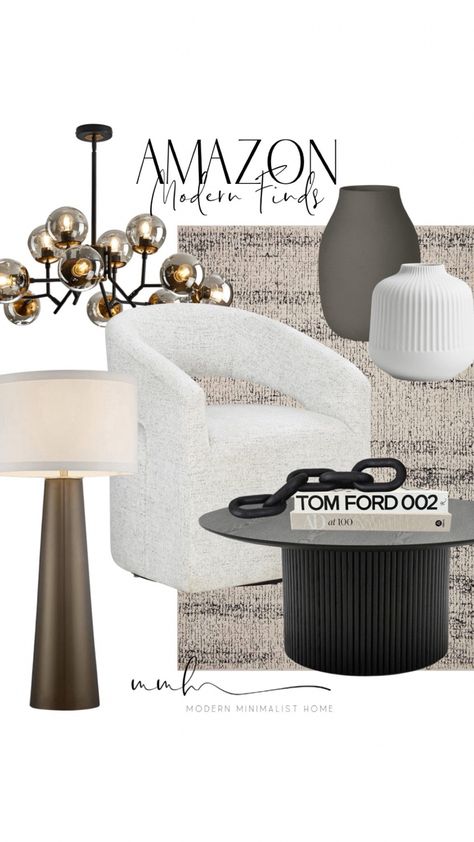 Modern Amazon home decor finds. AMAZON // AMAZON HOME // AMAZON HOME DECOR // AMAZON FURNITURE // AMAZON HOME MUST HAVES // AMAZON HOME HOME // AMAZON HOME LIVING ROOM // AMAZON HOME FINDS Follow my shop @modern.minimalist.home on the @shop.LTK app to shop this post and get my exclusive app-only content! #liketkit #LTKhome #LTKfindsunder50 #LTKstyletip @shop.ltk Amazon Home Must Haves, Home Must Haves, Amazon Furniture, Home Decor Amazon, Room Amazon, Amazon Home Finds, Living Room Decor Neutral, Console Table Styling, Black Console Table