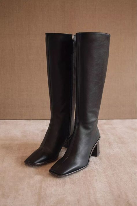 Aesthetic Finder, Showing Love, Boots Heel, Thigh Boots, Black Knee High Boots, Shoe Inspo, Riding Boot, Dream Style, High Knees