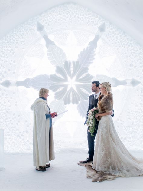 Say I do in the beautiful ceremony hall, entirely made of ice. A perfect place for an enchanting cermony! Invate your closest family or keep it private, it's your choice. #winterwedding #weddingceremony Photo: Asaf Kliger Lapland Wedding, Finland Wedding, Sweden Wedding, Keep It Private, Romantic Adventures, Wedding Honeymoon, Destination Ideas, Midnight Sun, Winter Wedding Dress