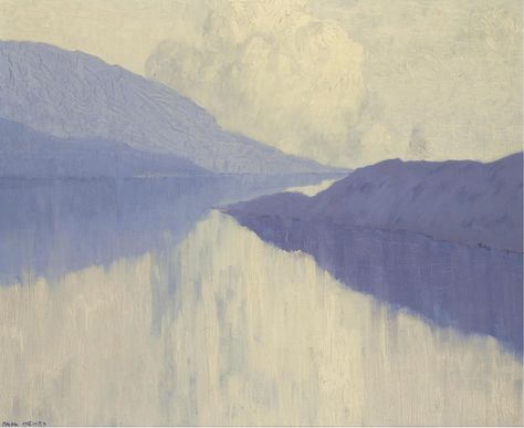 Paul Henry (1876-1958) Killary Bay (37.5 by 45.5 cm) Paul Henry, Irish Painters, Irish Landscape, Ireland Landscape, Irish Art, Eclectic Art, Scenic Design, Landscape Scenery, Pastel Art