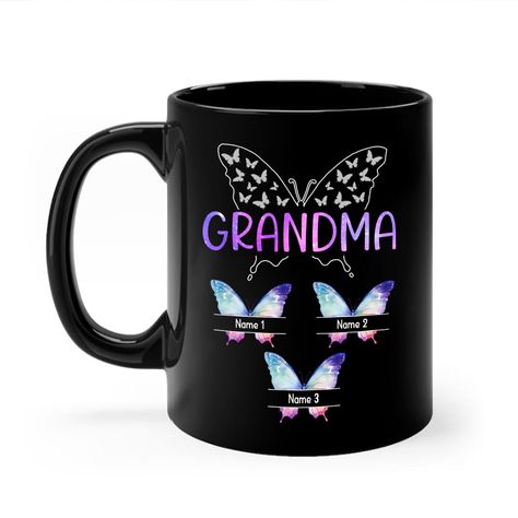 PRICES MAY VARY. [PERSONALIZED GIFT]: Do you need a gift idea for Halloween, Christmas, Valentine's day, Birthday, Family Occasion, or Mother's Day? This custom Grandma coffee mug will make an useful mug gift for Grandma, Grandmother, New Grandma, Future Grandma, Nana, Gigi, Nany, Mom, Sister, Friends, Wife or your loved ones. [CUSTOM COFFEE MUG]: Click "Customize Now" and start to design your great quality mug. You just need select size, select number of kids, then enter names you want to custo Grandma Names, Grandma Mug, New Grandma, Custom Coffee, Ceramic Cups, Grandma Gifts, Custom Mugs, Custom Tshirts, Gifts For Women