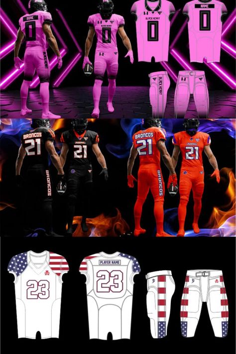 I will do american football uniforms designs team wear Football Uniforms Design, Uniform Template, American Uniform, American Football Uniform, American Football Uniforms, Football Uniform, Names Ideas, Football Uniforms, Uniform Design