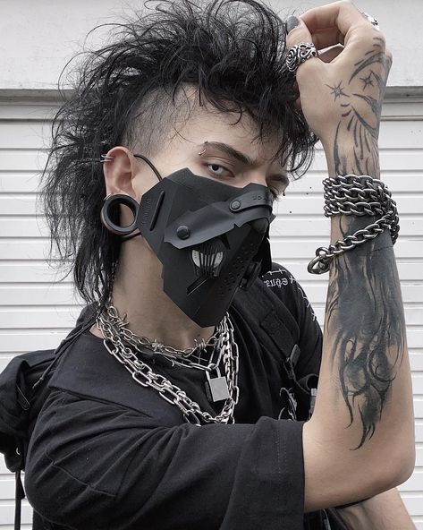 Insta: @punk_noir Punk Hair Men, Punk Noir, Punk Haircut, Punk Guy, Fashion Infographic, Punk Boy, Kawaii Hairstyles, Men Haircut Styles, Punk Hair