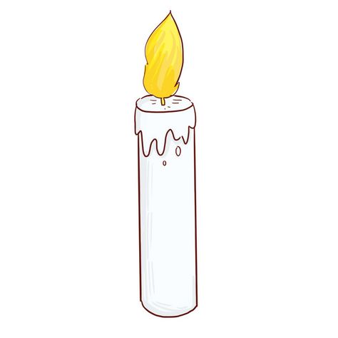 Candle Cartoon, Cartoon Candle, Candle Ribbon, Minimalist Invitation, Christmas Candle Decorations, Element Design, White Candle, Skull Candle, Money Sign