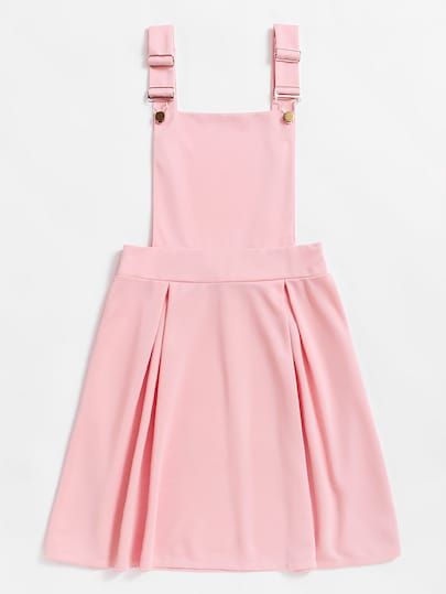 Shop Pleated Zip Up Back Pinafore Dress online. SheIn offers Pleated Zip Up Back Pinafore Dress & more to fit your fashionable needs. Dress Box, Pleats Pattern, Flowy Summer Dresses, Pastel Fashion, Europe Trip, Pinafore Dress, Vintage Clothes, Girly Fashion, Overall Dress