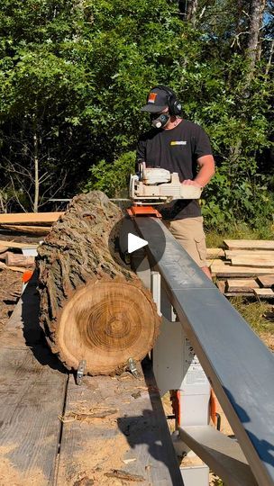 Chainsaw Mill, Live Edge, Chainsaw, Be Perfect, Brown Color, Woodworking Projects, Save Money, Grain, Woodworking