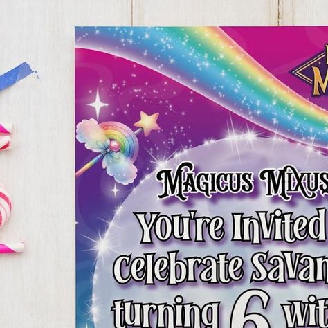 Little House of Design on Instagram: "🪄 MAGICUS MIXUS 🪄   Parties are more FUN with Magic & Surprises!   If your little ones are obsessed with Magic Mixies, this invite is sure to excite them!   Super easy to edit after purchase, print at home or from a photo hub or office shop!   Check out our Etsy store in our bio or copy the link below to be taken straight to this bright and exciting party invite!   https://littlehousedesignau.etsy.com/listing/1666419106  #littlehouseofdesign #party #invitation #diy #aussiemade #mummamakes #magicmixies #birthdayparty #partyinspo" Magic Mixies Birthday Party, Super Easy, Little House, More Fun, Etsy Store, Party Invitations, Birthday Invitations, Birthday Party, Birthday