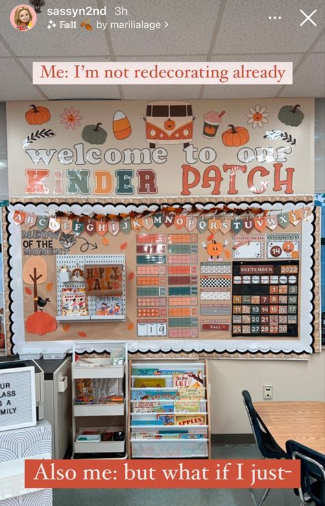 Boho Preschool Classroom, Fall Themed Classroom, Class Goals, Teaching Classroom Decor, Daycare Rooms, Elementary Classroom Themes, Boho Rainbow Classroom, Teachers Room, Fall Classroom