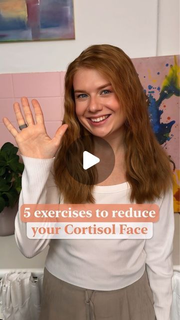 Face Yoga & Skincare App on Instagram: "5 exercises to reduce your Cortisol Face✨
Try these techniques to reduce puffiness, tension, and stress lines. Give your face the relaxation it needs, and feel the difference🌿

Incorporate these into your daily routine and watch your face glow from within!

#faceyoga #cortisolface #stressrelief #luvlyapp #selfcare #glowingskin #naturalbeauty" Cortisol Face Remedies, Moon Face Cortisol, Cortisol Face, Prednisone Moon Face, How To Do Face Fat Loss, Skincare App, Yoga For Face Fat Loss, Face Glow, Face Yoga