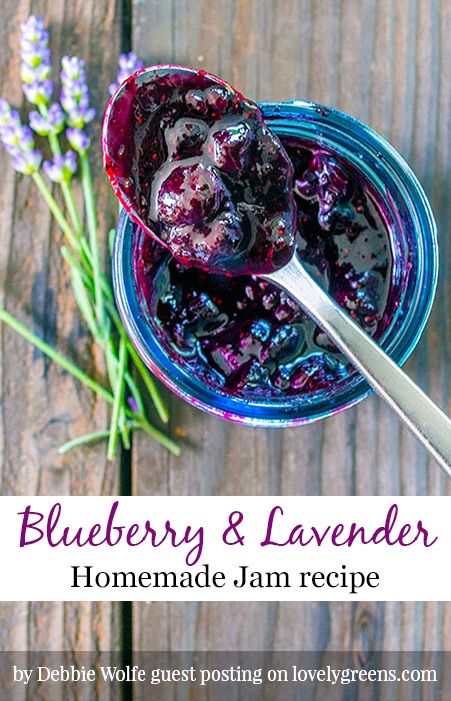 Lavender Jam, Jam Homemade, Blueberry Lavender, Lavender Recipes, Jam Recipes Homemade, Fresh Lavender, Blueberry Jam, Jam And Jelly, Jam Recipe