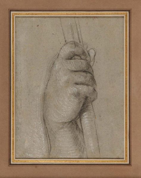 bernardo strozzi (1581–1644) Study of a Right Hand holding a Staff Hand Holding Staff, Hand Holding A Staff, Holding Staff, Hand Studies, Master Drawing, A Staff, Hand Holding, Beautiful Drawings, Old Master