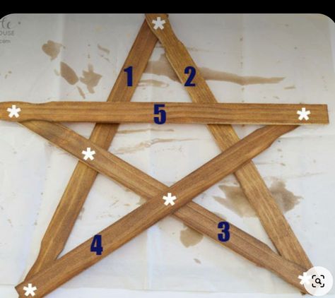 Stick Stars, Paint Stick Crafts, Rustic Paint, Yard Sticks, Paint Sticks, 4th July Crafts, Winter Porch, Patriotic Crafts, Wooden Stars