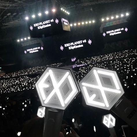 Exo Concert Aesthetic, Exo Show, Exo Lightstick, Exo Music, Exo Concert, Exo Lockscreen, Kpop Music, Concert Aesthetic, Bts And Exo