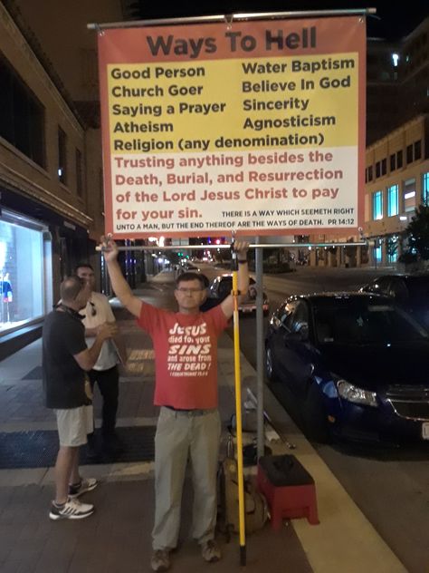 Street Preaching Signs, Street Preaching, Say A Prayer, Believe In God, Lord Jesus Christ, Be A Better Person, Jesus Christ, Banners, Jesus