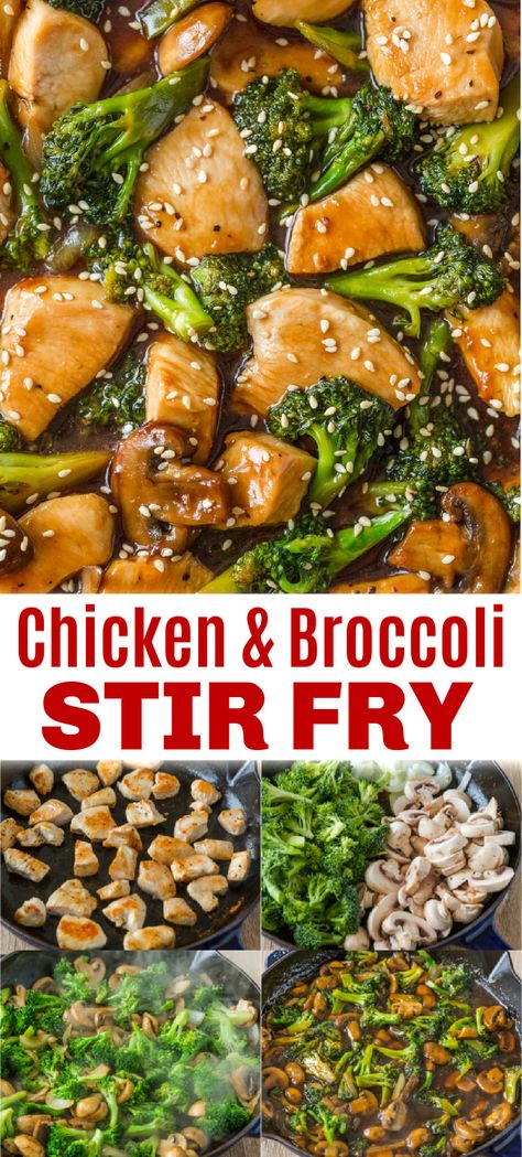 Chicken Broccoli Stir Fry, Stir Fry Recipes Chicken, Broccoli Stir Fry, Fry Recipes, Chicken And Broccoli, Macro Meals, Low Carbs, Chicken Stir Fry, Prep Recipes