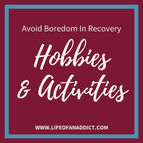 Boredom is a huge trigger for addicts in recovery. This board share hobbies + activities in recovery, sober fun activities, arts + crafts, DIY projects, ideas to avoid boredom, and more. Recovering Addict, Crafts Diy Projects, Dream Board, Projects Ideas, Crafts Diy, Fun Activities, The Journey, Hobbies, Diy Projects