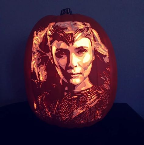 Pumpkin Witch, Different Textures, Scarlet Witch, Pumpkin Carving, Scarlet, 4th Of July, Christmas Bulbs, Witch, Geek Stuff