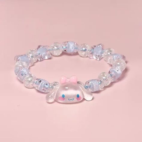 Sanrio Pochacco Kuromi My melody Cinnamoroll sweet and cute creative cartoon simple fashion versatile crystal couple bracelet - AliExpress 26 Sanrio Bracelet Ideas, Y2k Sanrio, Sanrio Jewelry, My Melody Cinnamoroll, Sanrio Pochacco, Kuromi My Melody, Melody Cinnamoroll, Couple Bracelet, Decorative Beads