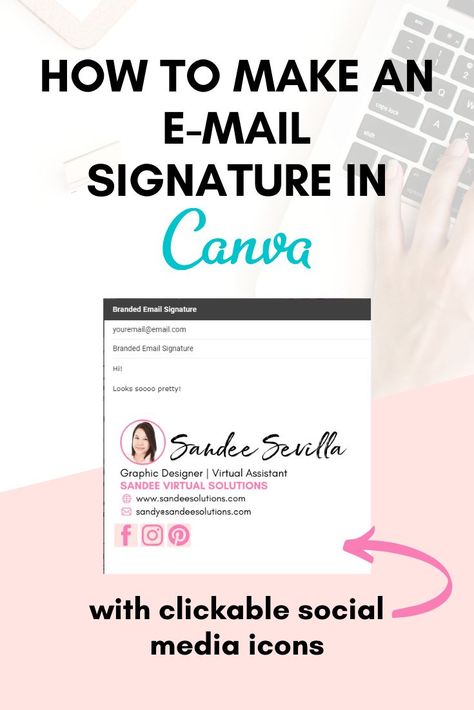 Email Signature Design, Email Signature Templates, Canvas Learning, Email Branding, Canva Tutorial, Template Instagram, Graphic Design Tips, Marca Personal, Business Intelligence