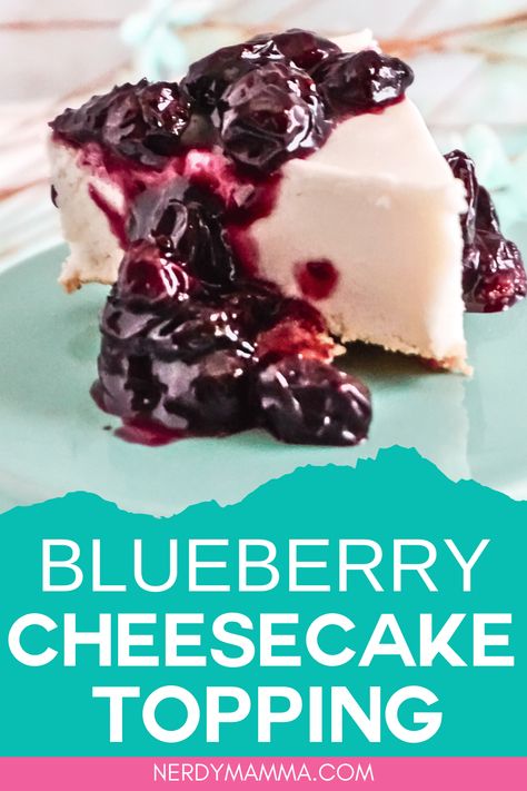 This simple yet flavorful blueberry cheesecake topping can take even your most basic desserts up a notch and make them something special. Blueberry Cheesecake Topping, Basic Desserts, Blueberry Topping For Cheesecake, Easy Blueberry Cheesecake, Topping For Cheesecake, Cheesecake Topping, Cheesecake Photos, Blueberry Water, Cheesecake Easy