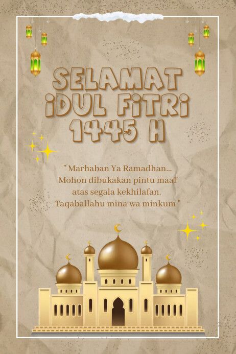 Poster Idul Fitri, Idul Fitri Design, Eid Poster, Bridal Show Booths, Church Outreach, Church Marketing, Weave Basket, Poster Template Free, Online Poster