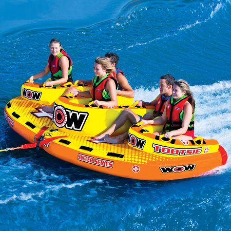 Lake Toys, Lake Fun, Couch Styling, Water Tube, Towable Tubes, Water Sport, Pool Floats, Water Skiing, Wakeboarding