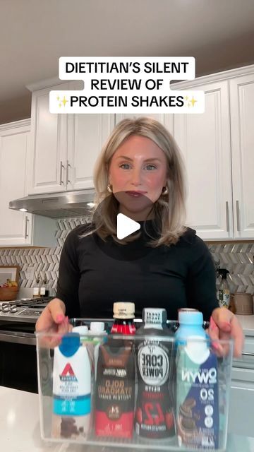 COURTNEY KASSIS | DIETITIAN on Instagram: "✨WINNER(s??) AT THE END!!  👇🏻Here’s my review of each:  Muscle Milk (Vanilla) - So many processed ingredients; 25g protein + 6g fiber is OK (better than many of the other options), but because of the ingredients I wouldn’t recommend leaning on this one for a convenient option!  OWYN Protein Shake (Cookies & Creamless) - 20 grams of protein which is good, flavor is SO good! Less processed ingredients than the others. Has 4g of sugar BUT also 5g of fiber. Love that it’s free of top allergens.  Core Power Elite (Strawberry) - Flavor is great, ingredients aren’t awful but there are better options that don’t use sucralose or maltodextrin.   JOCKO Molk (Chocolate) - 30g protein for 180 calories - not a bad ratio. Ingredients are amazing considering it Protein Shake Diet Plan, Vanilla Protein Recipes, Atkins Protein Shake, Muscle Milk Protein Shakes, Low Calorie Protein Shake, Vanilla Protein Shake Recipes, Protein Shake Diet, Keto Protein Shakes, Protein Drink Recipes