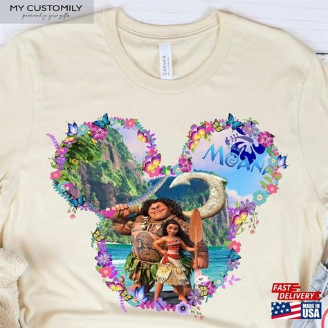 Moana And Maui Mickey Ears Shirt Cool Movie Crewnecks Hoodie T-Shirt Check more at https://mycustomily.com/product/moana-and-maui-mickey-ears-shirt-cool-movie-crewnecks-hoodie-t-shirt/ Moana, Mickey Ears, Maui, Crew Neck, T Shirt