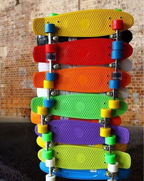 Colorful Skateboard, Long Skateboards, Nike Skate, Surf Bike, Penny Boards, Polo Players, Cruiser Boards, Long Boards, Skate Boards