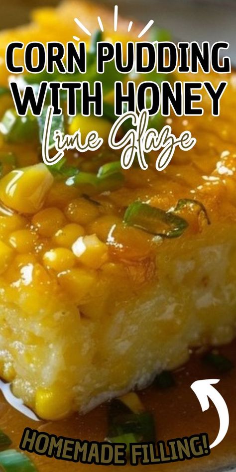 This butter-honey glazed cornbread is easy to make and hits all the right flavor notes. It's sweet and moist with the right amount of corn flavor. Corn Pudding With Honey Lime Glaze, Cream Corn Pudding Recipe, Creamy Corn Pudding Recipe, Best Corn Recipe, Corn Pudding Recipe, Making Chili, Summer Suppers, Cornbread Pudding, Sweet Corn Pudding