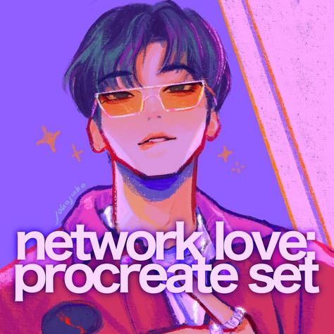 Network Love: Procreate Set! - LIBRIUM Procreate Lineart Brushes, Procreate Pens, Brush Procreate Free, Procreate Brushes Free Download, Artstyle Inspirations, Manga Procreate, Procreate Downloads, Brush Procreate, Best Procreate Brushes