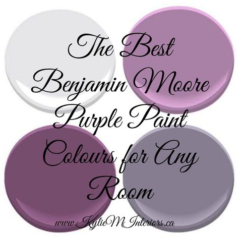 Purple Paint Schemes, Purple Paint Ideas For Walls, Benjamin Moore Tempest, Benjamin Moore Purple Gray, Purple Paint Living Room, Purple Room Color Scheme, Purple Paint Palette, Color Schemes With Purple, Benjamin Moore Purple Paint Colors