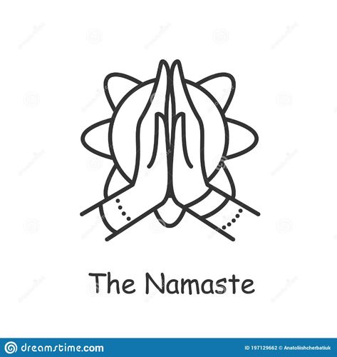 Namaste Line Icon. Editable Vector Illustration Stock Vector - Illustration of customs, editable: 197129662 Namaskar Hands, Namaste Drawing, Namaste Illustration, Namaste Logo, Namaste Images, Hands Cartoon, Namaste Sign, Namaste Hands, Indian Cafe