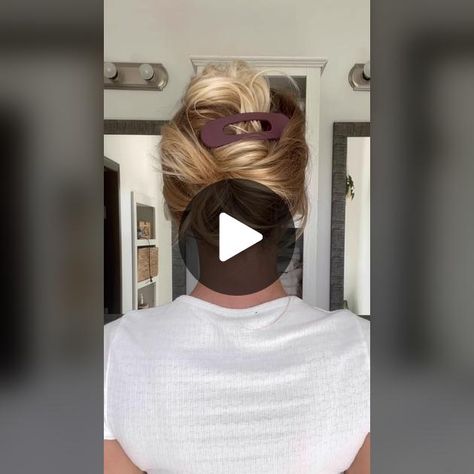 Flat Clip Hairstyles, Flat Claw Clip Hairstyles, Claw Clip Hairstyles, Clip Hairstyles, Flat Hair, Every Color, Body Hair, Natural Body, Claw Clip